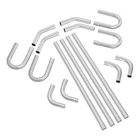 Vevor 2.25" Inch Mid Steel Custom Exhaust System Pipe Kit Universal 16 Pieces New. Price: $128.19.
