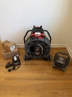 Ridgid Seesnake Max Reel Self Leveling Color Sewer Camera CS6X Versa Monitor Used. Price: $8999.00.