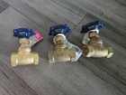 Brand New!! 3 Pack Everbilt 1/2 In. Fip X Brass Stop Waste Valve. Price: $20.99.