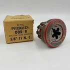 Vintage Ridgid 00-RB 5/8"-11 Unc Bolt Die Head Complete, Made U.s.a. New. Price: $42.75.
