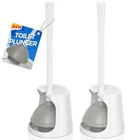 Toilet With Holder, 2 Pack Plungers For Bathroom Heavy Duty 5.7-I... New. Price: $25.16.