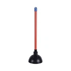 Boardwalk Toilet Plunger, 18" Plastic Handle, 5.63" Dia, Red/black New. Price: $15.55.