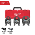 Milwaukee M18 1/2 IN.-1 Black Iron Press Tool Jaw Kit New. Price: $799.99.
