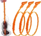 Forlivese Drain Snake, Clog Remover,hair Tool Orange New. Price: $10.16.