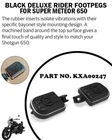 "black Deluxe Rider Footpegs" Fit For Royal Enfield Super Meteor 650 New. Price: $49.83.