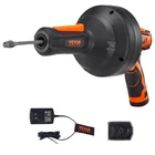 Vevor 12V Electric Drain Auger 25FT Plumbing Snake Auto Feed For 3/4"-2" Pipes New. Price: $58.99.