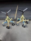 Sumner 781400 Max-jax Pipe Stands 12" Vee Head 8" Casters 2500 Lbs Lot Of Used. Price: $550.00.