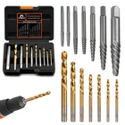 Coobeast 14PCS Damaged Screw Extractor Set Left Hand Drill Bits Bolt Remover Open. Price: $30.59.