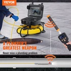 Vevor Sewer Camera Pipe Inspection W/ 512HZ Sonde 9IN 720P Screen 300 Ft New. Price: $1078.56.