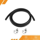 Fuel Line Hose 6MM Id 10MM Od 3.3FT Oil Pipe Rubber Black 2 Clamps New. Price: $13.23.