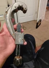 Vintage Ridgid No. 152 Screw Feed Pipe Cutter, 1/4 To 5/8 Capacity Used. Price: $50.00.