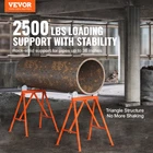 Pipe Stand W/ Roller Head 2500LB Capacity For 2-36IN 45# Steel New. Price: $132.99.