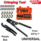 Pex Pipe Clamp Cinch Tool Kit Crimping Crimper For Stainless Steel W/ Case New. Price: $33.13.