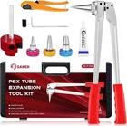 Saker Pex Tube Expansion Tool Kit - Pvc Pipe Reamer, Fitting Saver New. Price: $94.20.