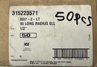 Nibco 607-2-LT 90 Deg Long Radius Elbow, 1/2", 50 Pcs New. Price: $60.00.