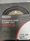 Ridgid C-6 Drain Cable 62260 3/8"X35' **unopened Box** New. Price: $93.99.