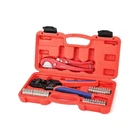 Pex Clamp Crimping Tool Kit - W/ 1/2" & 3/4" Rings Cutter New. Price: $38.40.