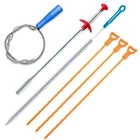6 Pack Clog Remover Drain Relief Auger Cleaner Toolsink And Snake Overflow New. Price: $15.22.