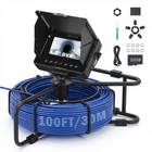 4.3'' Sewer Camera 98FT/30M Cable Marker 8500MAH Rechargeable Plumbing New. Price: $298.98.