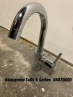 Hansgrohe Talis Single Handle Kitchen Faucet Open. Price: $175.00.
