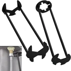 Multifunctional Basin Wrench, Carbon Steel Faucet Tool For Sink And Tight Spaces New. Price: $14.43.