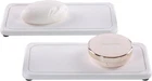 2 Pcs Water Absorbing Stone Trays, Kitchen/bathroom Sink Soap Dish, Diatomite New. Price: $9.26.