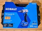 Kobalt 24V Pex Expander Kit With Battery & Charger +case - 5739152 New, Sealed. Price: $324.95.