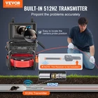 Sewer Camera, 165 FT/50M, Self-leveling Drain With 512HZ Transmitter, Di New. Price: $921.00.