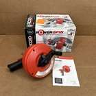 Used Ridgid Power Spin Autofeed Drain Cleaner Auger 41408 W/ Original Box - Usa. Price: $21.24.