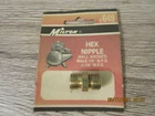 Milton S649 Hex Nipple (ball Socket) Hose Fitting - Male 1/4" Nps New. Price: $7.99.