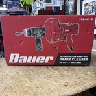 Bauer Automatic Feed Hand-held Drain Cleaner For 3/4 -2 Lines #1724E-B New. Price: $160.59.