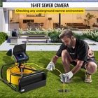 Vevor Sewer Camera, 164 FT/50 M, 4.3" Pipe Drain Inspection With Dvr Func New. Price: $363.48.