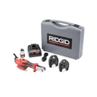 Ridgid 72553 RP115 Propress 12V Battery Kit W/ 1/2-3/4 Mini Jaws New. Price: $1489.57.