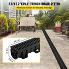 Vevor Trench Drain System, DRIVEWAY-3 Pack New. Price: $88.35.