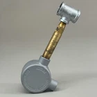 Speakman Single Switch Flow Pole 4.75"X4.75"X12" Grey/gold SE-7000S New. Price: $883.68.