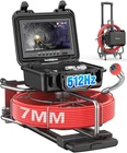 Anysun Sewer Camera With Wheels & Handle, 512HZ Sonde, 7MM Cable, Self Leveli... New. Price: $1298.83.