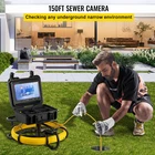 Vevor Sewer Camera, 150FT, 9" Screen Pipeline Inspection With Dvr Functio New. Price: $618.10.