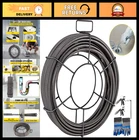 100FT Drain Cleaning Cable 3/8" Steel Sewer Auger With Cutters For Pipes 2"-4 New. Price: $131.99.
