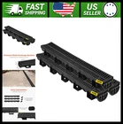 Vevor Trench Drain Channel With Plastic Grate, Pack, X 39 New. Price: $96.99.