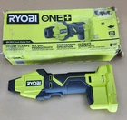 New Ryobi P660 One+ 18V Lithium-ion Cordless Pex Tubing Clamp Tool Open. Price: $89.99.