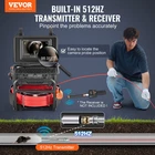 Vevor Sewer Camera 98 FT/30M Self-leveling Drain With 512HZ Transmitter New. Price: $836.16.