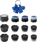 Ifealclear 12 Pieces Faucet Sink Aerators With Male 16.5 18.5 21.5 24, Blue New. Price: $13.24.