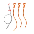 4PCS Drain Augers Hair Clog Remover, Bendable Cleaner, For Kitchen Catc... New. Price: $32.45.
