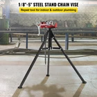 Tripod Pipe Chain Vise, 1/8"-5" Capacity, Workshop And Home New. Price: $149.47.