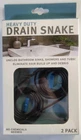 Evriholder Heavy Duty Drain Snake Unclog Bathroom Sinks Showers & Tubs 2 Pack New. Price: $8.99.