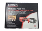 Ridgid Rp 115 Mini Press Tool 1/2"-3/4" Copper/stainless Fittings W/ 12V Battery Used. Price: $899.99.