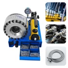 Manual Hydraulic Hose Crimper Machine Pipe Clamping Tool With 8 Sets Dies 6-25MM New. Price: $566.80.