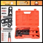 Pex Pipe Crimping Tool Kit - 3/8" 1" Copper Ring, Free Gauge & Cutter, Astm New. Price: $125.99.