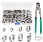 Single Ear Hose Clamps, Oetiker 92PCS(6.0MM-22.6MM) Crimp Pipe New. Price: $28.80.