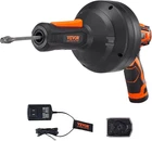 Vevor 12V Electric Drain Auger, 25FT Cordless Plumbing Snake Auto Feed New. Price: $116.99.